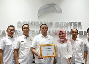 Diskominfotik KBB Sabet Penghargaan IPS Kategori Baik