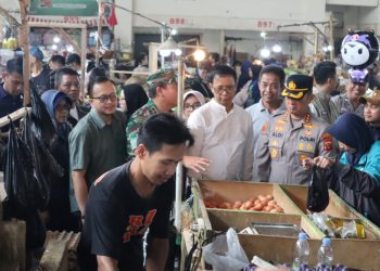 Jelang Ramdhan, Forkopimda Kab Bandung Monitor Kepokmas di Pasar Soreang