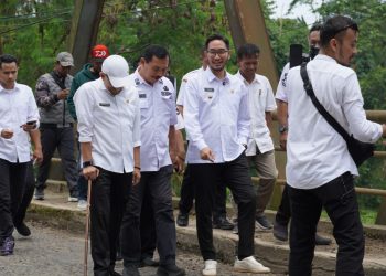 Perbaikan Jembatan Ciririp KBB Ditargetkan Rampung Jelang Lebaran