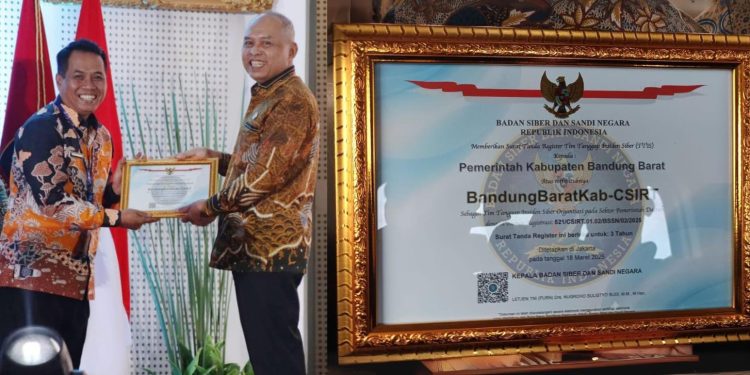 TTIS KBB Resmi Dikukuhkan, Diskominfotik : Garda Terdepan Hadapi Ancaman Siber