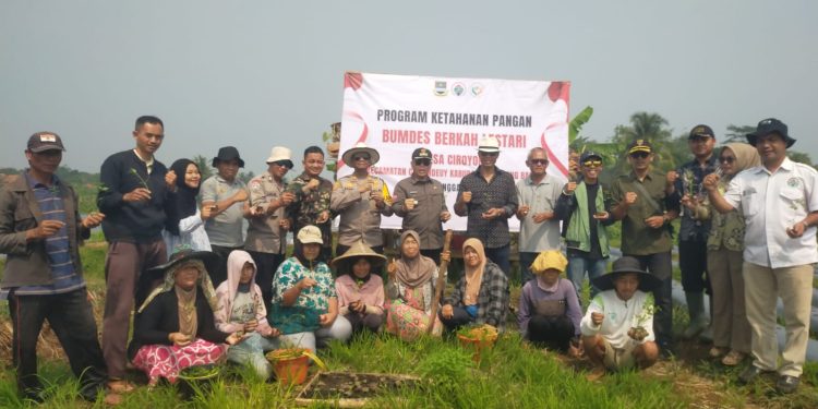 Pemdes Ciroyom Resmi Launching Program Ketahanan Pangan