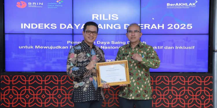 Dinilai Berhasil Perkuat Inovasi Daerah, Kang DS Raih Penghargaan dari BRIN