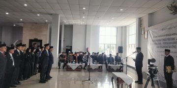 Bupati Jeje Richie Resmi Lantik Puluhan Kepsek dan 2 JPTP